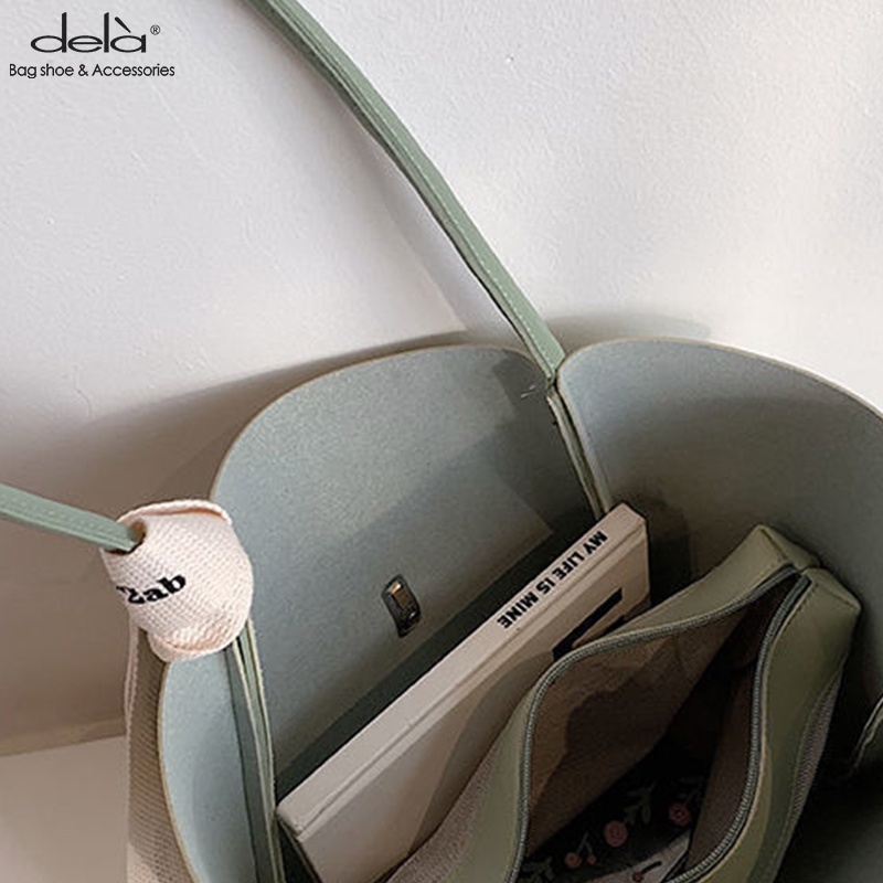 Dela Túi tote Đeo Vai Cỡ Lớn Thời Trang Chất Lượng Cao 2022 Mới Dành Cho Nữ