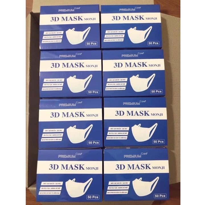 Khẩu Trang 3D MASK công nghệ Nhật Bản hộp 50 cái thiết kế thời trang giúp tránh bụi  bẩn vi khuẩn có hại | BigBuy360 - bigbuy360.vn