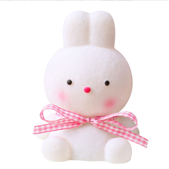 Đèn ngủ mini để bàn hình gấu thỏ đeo nơ siêu cute BAG U DENDEONO48