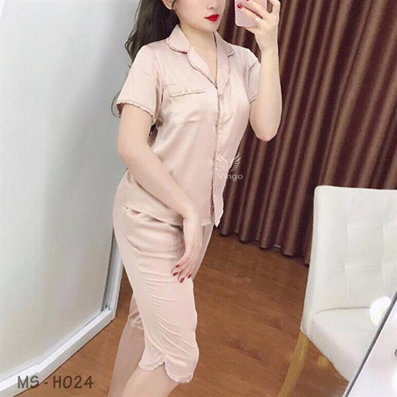 Xả kho đồ bộ pijama - Đồ bộ ngủ pijama LỤA,bèo lửng siêu hot | BigBuy360 - bigbuy360.vn