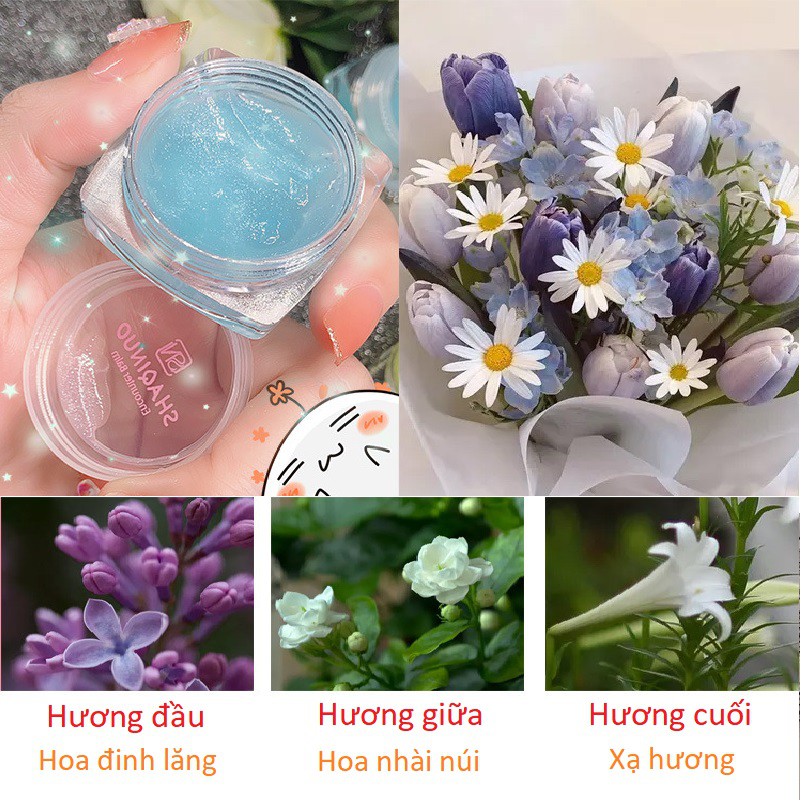 Gel dưỡng ẩm body ánh nhũ bắt sáng hương nước hoa hàng nội địa Trung BD01