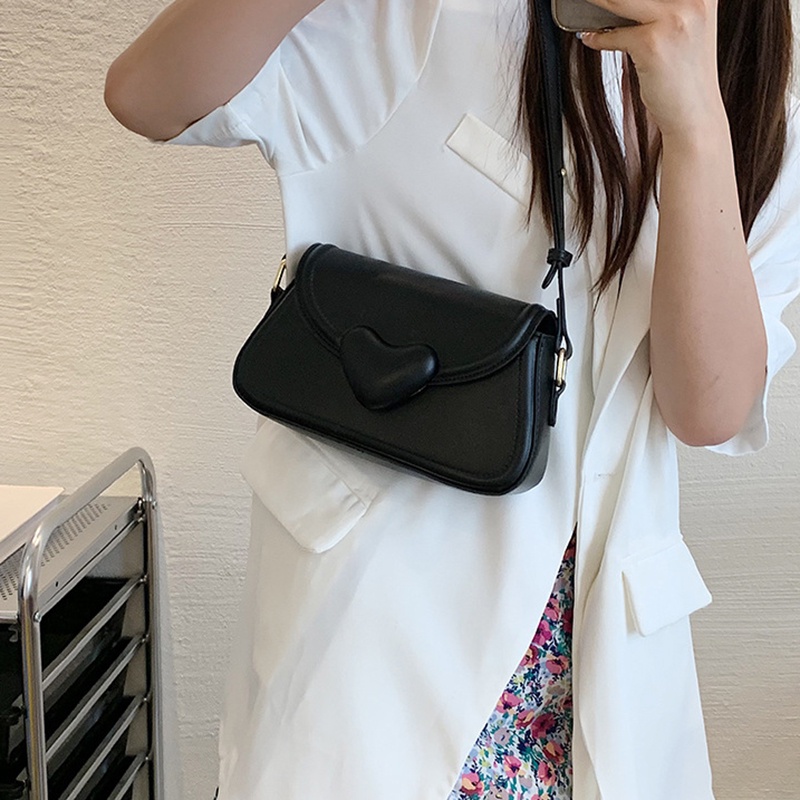 Túi kẹp nách IELGY dáng vuông nhỏ thời trang phong cách Hàn Quốc cho nữ