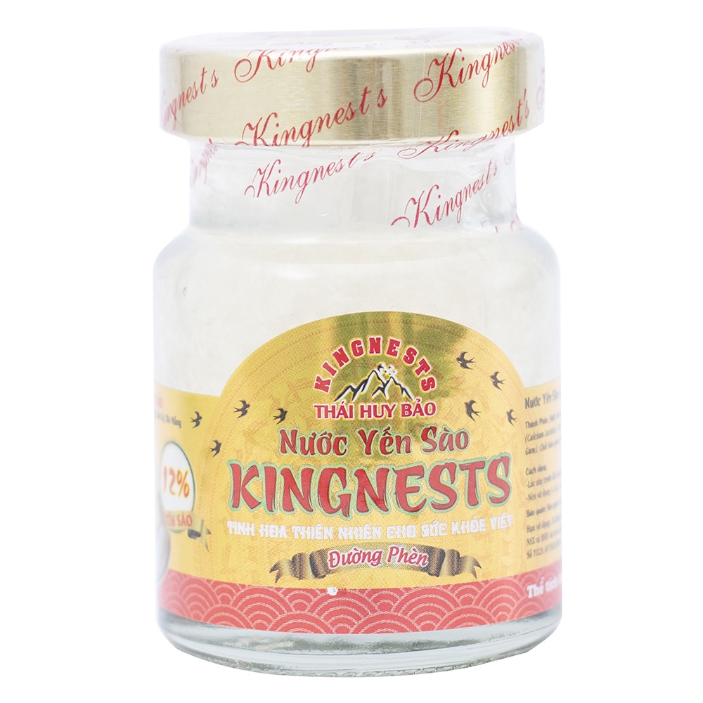 Hộp/ Lốc 6 Hũ Nước Yến Có Đường 12% Kingnest