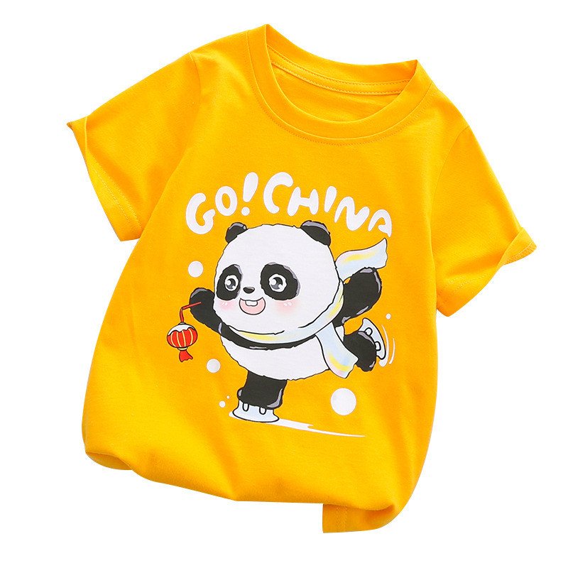 Áo thun bé gái hình gấu PANDA dễ thương, xinh xắn . Chất vải thoáng mát. T44