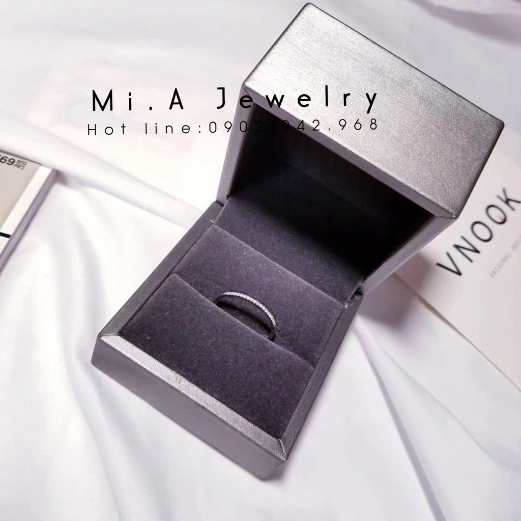 Nhẫn nữ bạc Ý S925 đá Cz cao cấp miễn phí xi Kim mã số N107 | Mi.A Trang sức bạc