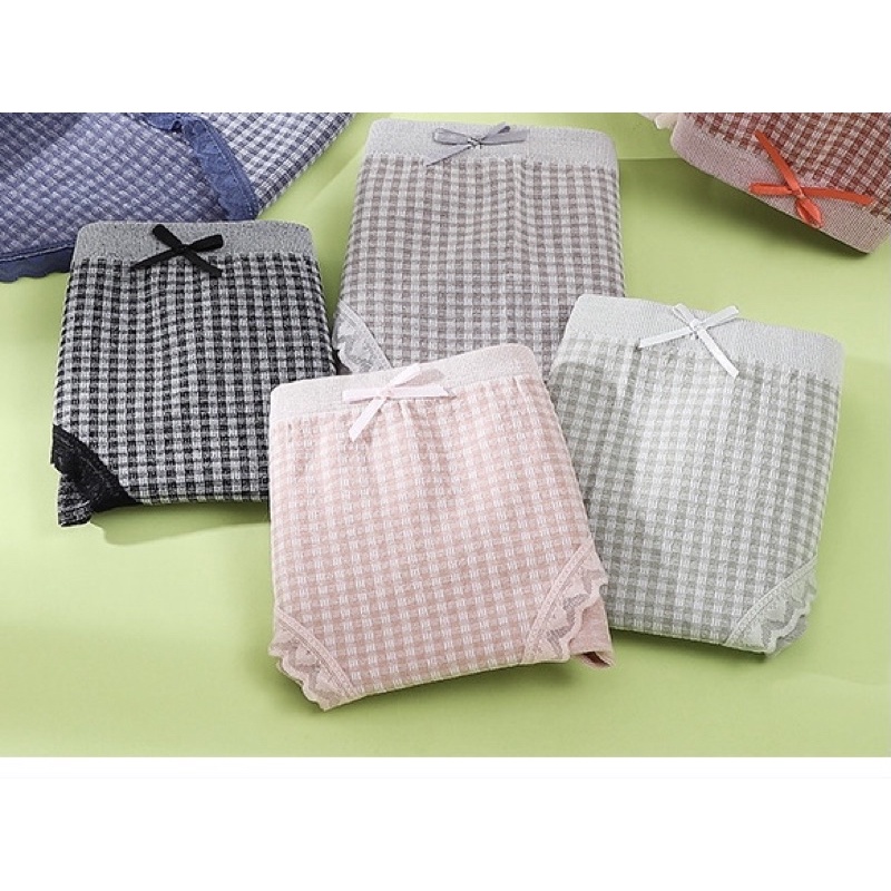 Set 4 quần lott vải sợi tre nữ, cotton len tăm | BigBuy360 - bigbuy360.vn