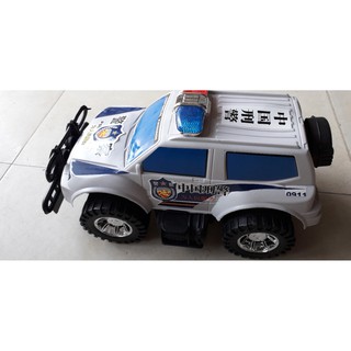 đồ chơi xe cảnh sát bánh đà cho bé
