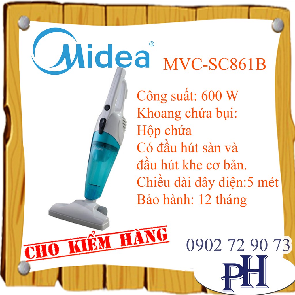 Máy Hút Bụi Cầm Tay MIDEA MVC SC861B