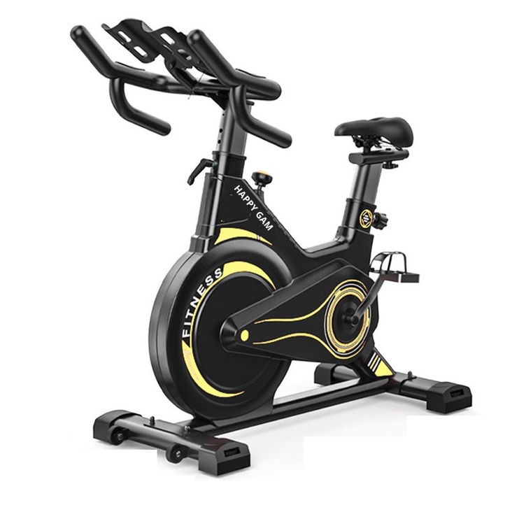 Xe đạp tập thể dục Fitness, bánh đà kháng từ, kèm đồng hồ đo nhịp tim - Hàng loại 1