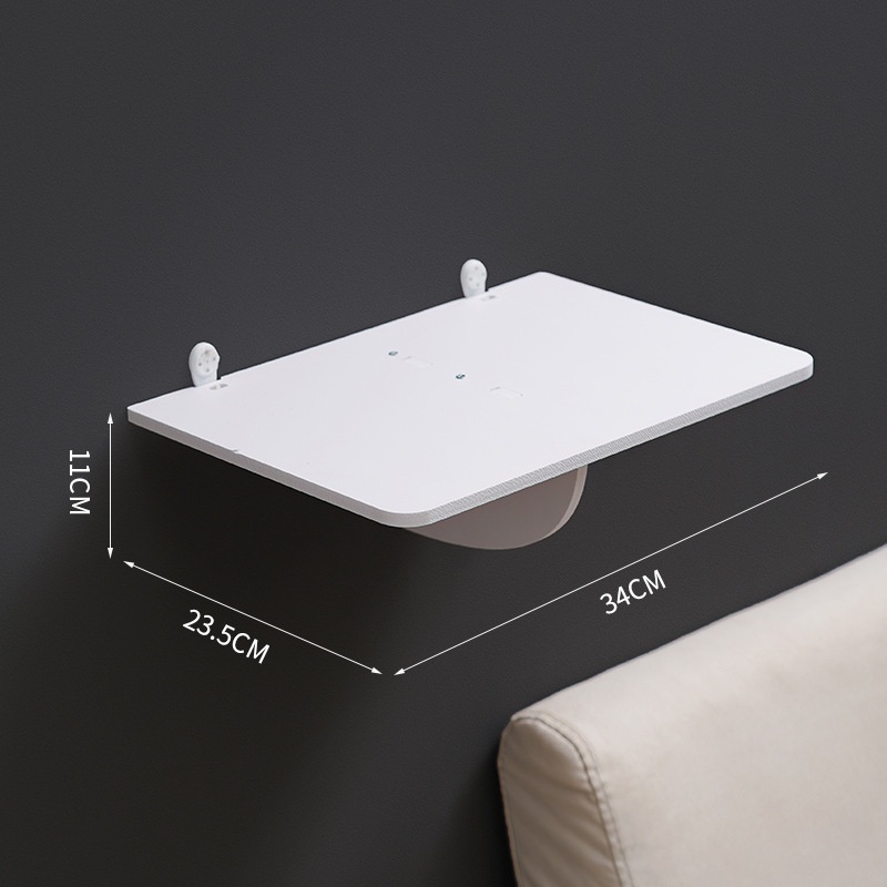 Kệ treo tường decor trang trí phòng ngủ, làm việc tải trọng lớn không cần khoan