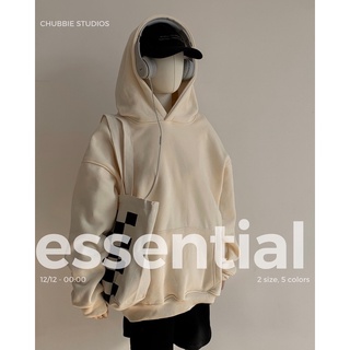 Áo hoodie basic chubbie chất liệu nỉ bông dày dặn - chubbie basic hoodie