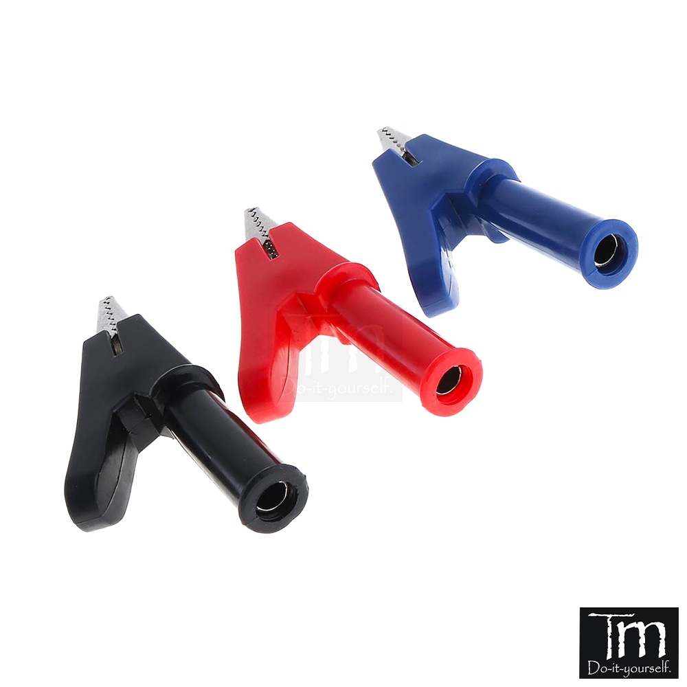 Kẹp Cá Sấu Loại Tốt 4mm Mở 10mm - 30A