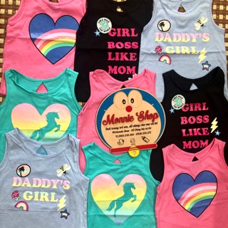 ÁO TANK TOP PLACE BA LỖ BÉ GÁI