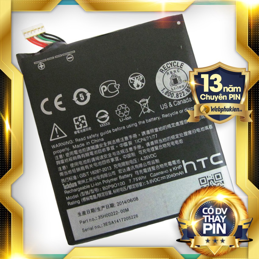 Pin zin cho HTC Desire 610 (BOP90100) - 2040mAh