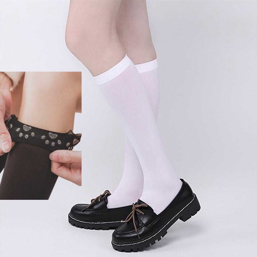 Vớ Cao Qua Gối Chống Trượt Màu Sắc Thời Trang Quyến Rũ Dành Cho Nữ