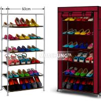 Combo 2 tủ giày vải 6 tầng