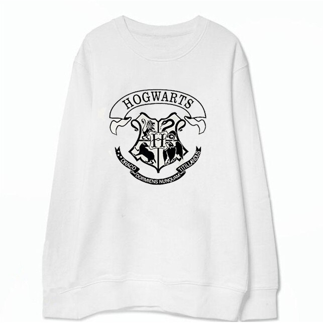 Áo thun dài tay in logo Hogwarts