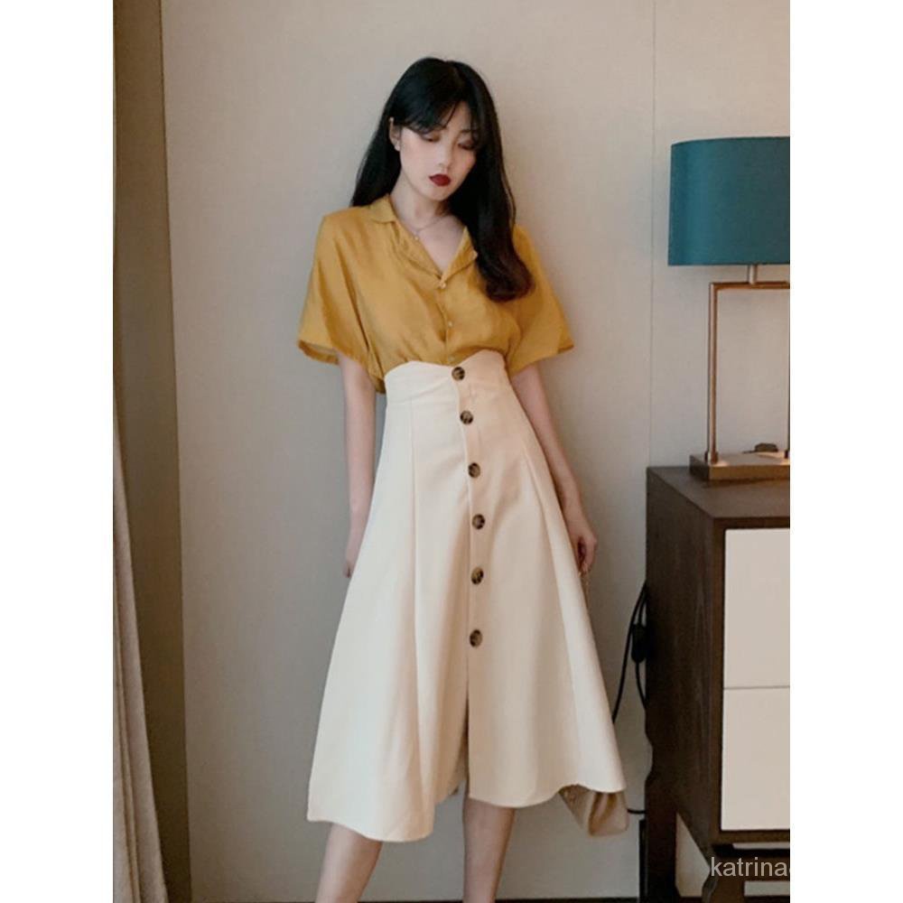 Set Đồ Hai Mảnh Mùa Hè Thanh Lịch Cổ Điển Kiểu Mới Cho Nữ