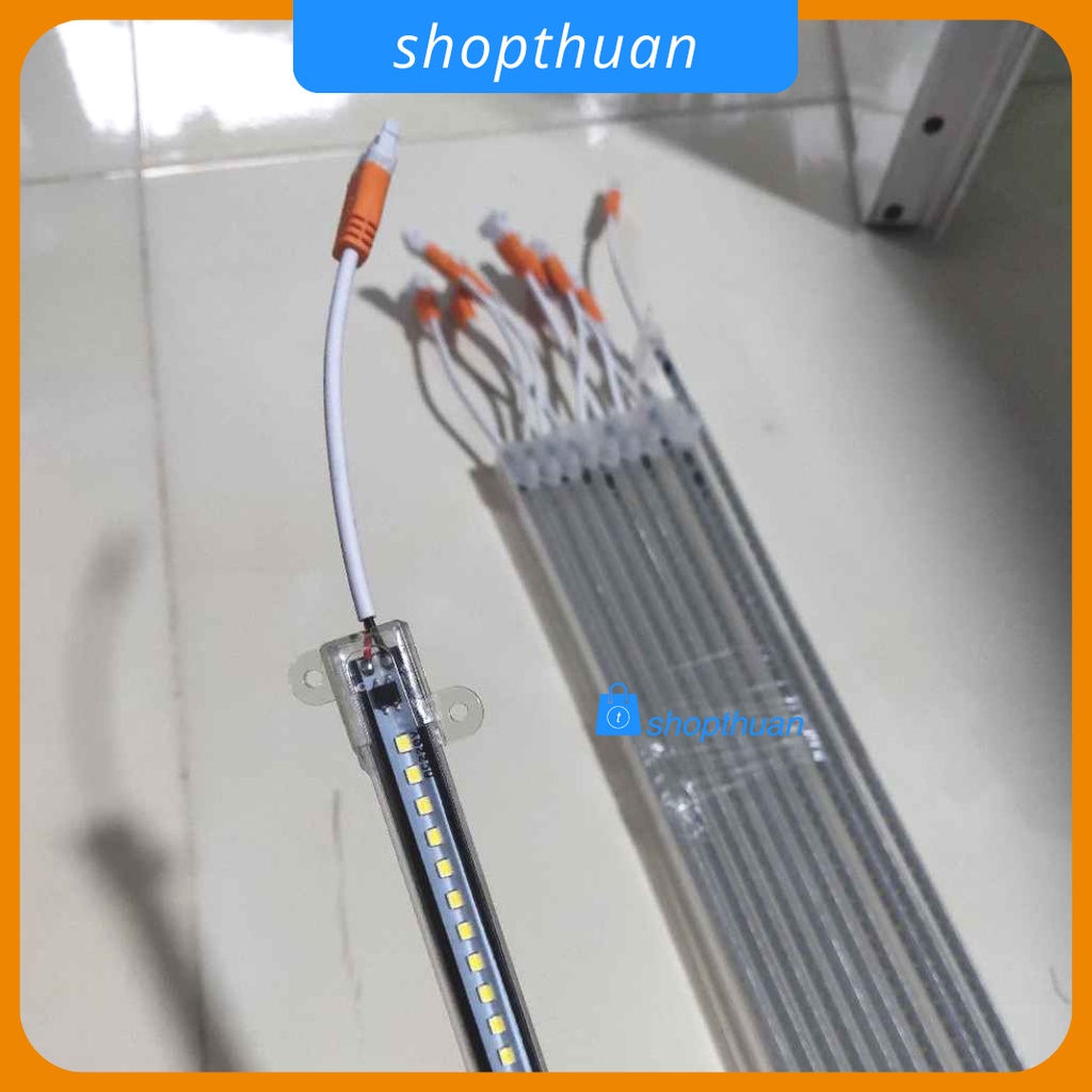 Đèn led thanh 220v siêu sáng bọc nhựa, led thanh 220v 50cm 1m ánh sáng trắng