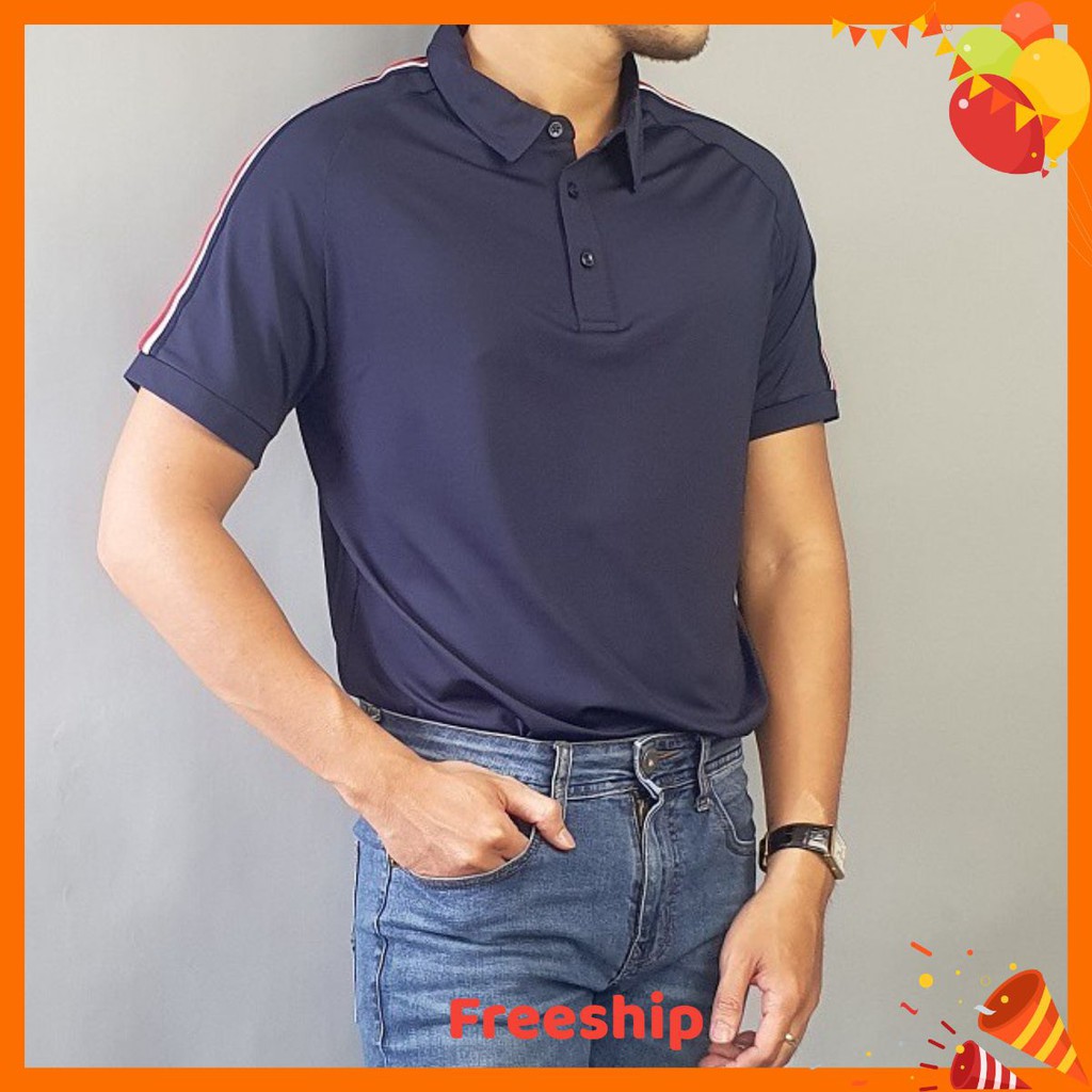 Áo Thun Nam Tay Ngắn | Áo Phông Nam Tay Lỡ Cổ Đứng Thời Trang Cao Cấp A02-19 thuyngakieu_shop1