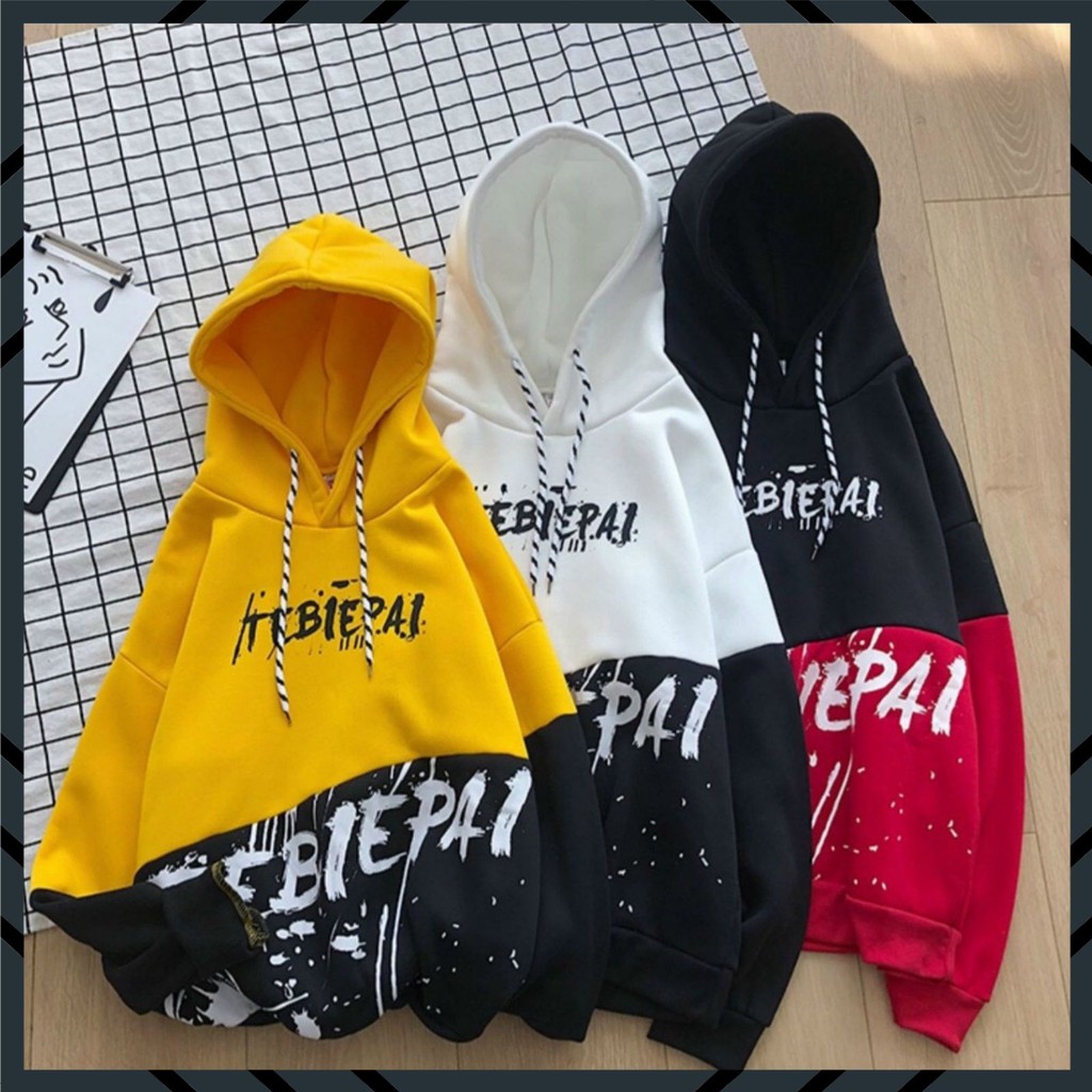 Áo hoodie nữ, áo hoodie nam, họa tiết chữ TEBIEPAI , áo hoodie siêu hot, thời trang thu đông 1 size dưới 65kg | BigBuy360 - bigbuy360.vn