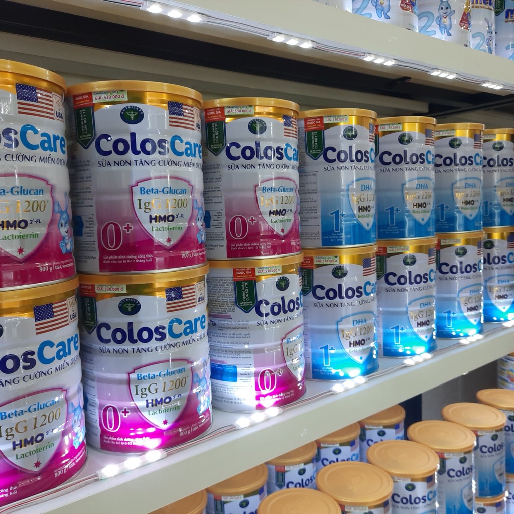 Sữa bột coloscare 1+ 800g date mới