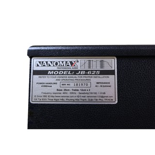 [Mã ELHACE giảm 4% đơn 300K] Loa Karaoke Nanomax JB-625