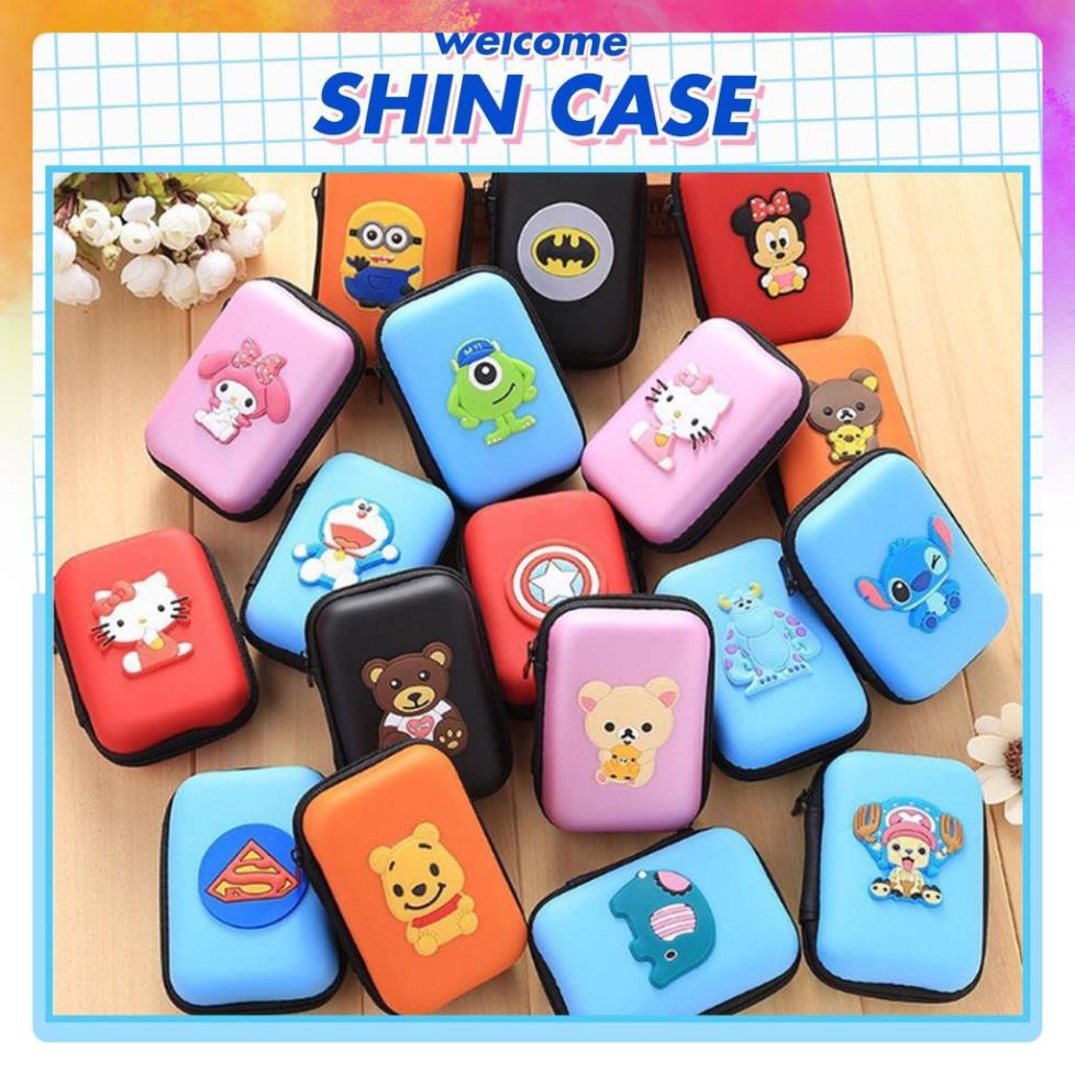 Bao Đựng Cho Phụ Kiện Tai Nghe Bluetooth i12 Dây Cáp Sạc Pin Dự Phòng – Shin Case