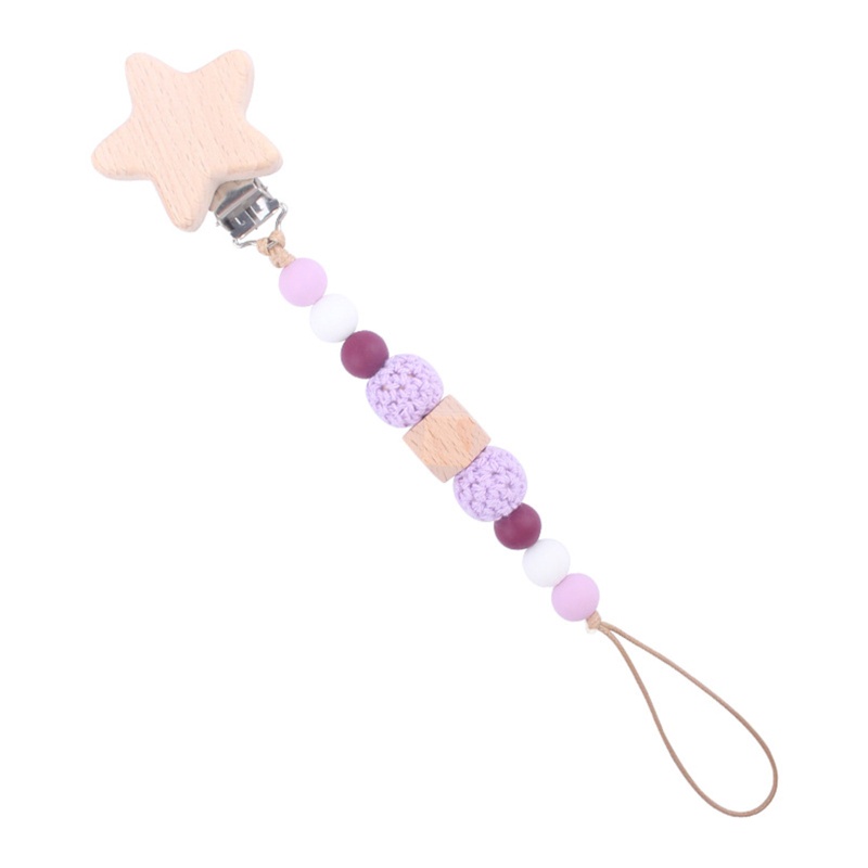 Đồ Chơi Kẹp Núm Vú Giả Bằng Kim Loại Cho Bé Gặm Nướu