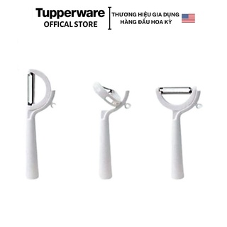 Dụng cụ gọt rau củ Tupperware Twistable Peeler - Hàng chính hãng - Lưỡi dao bằng thép không gỉ