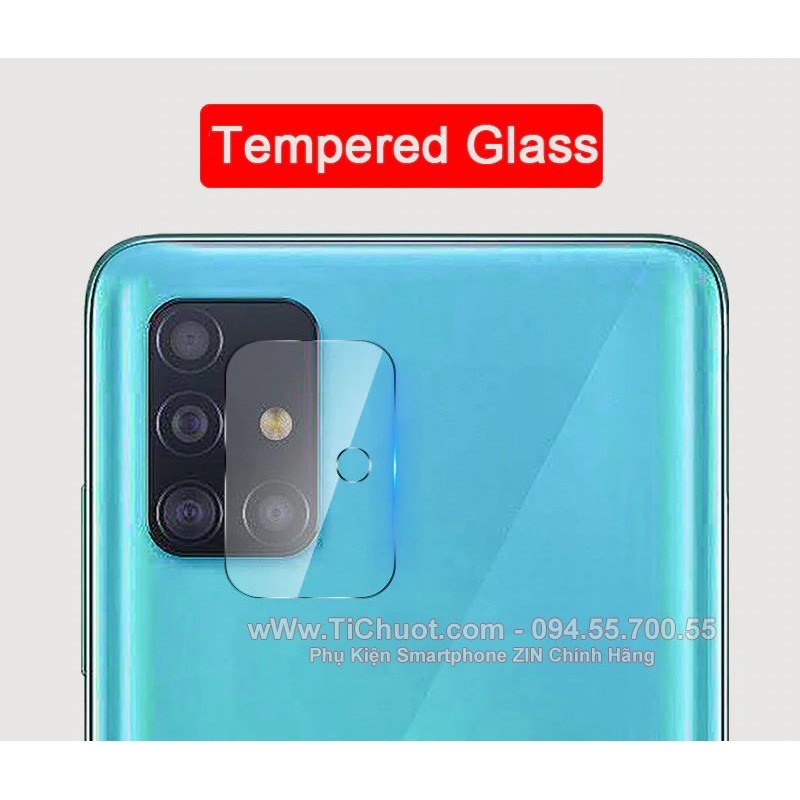Kính Cường Lực chống trầy Camera Samsung A51