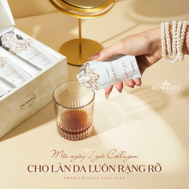Nứơc Collagen Nano Bewhite trẻ hoá da giúp da trắng sáng