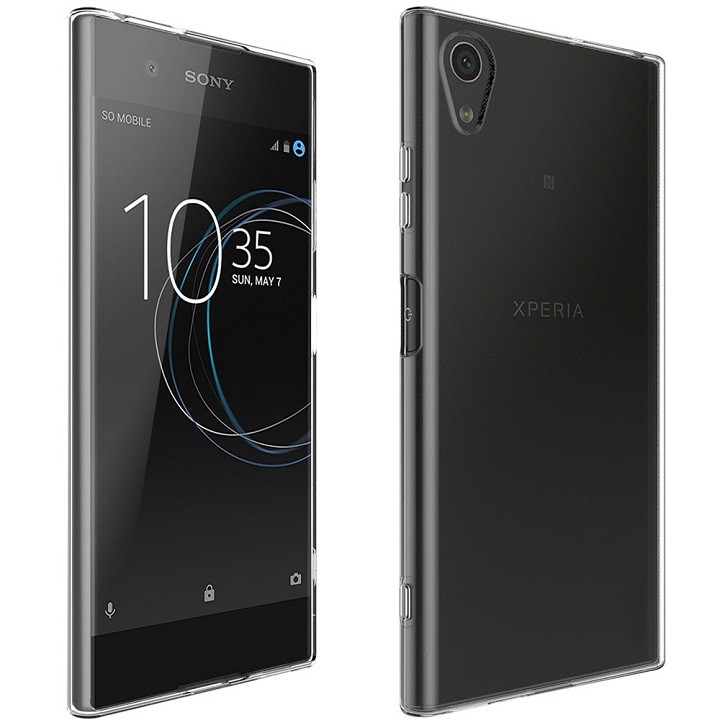 Ốp lưng silicon dẻo trong suốt mỏng 0.6mm cho Sony Xperia XA1 Plus hiệu Ultra Thin - Hàng chính hãng