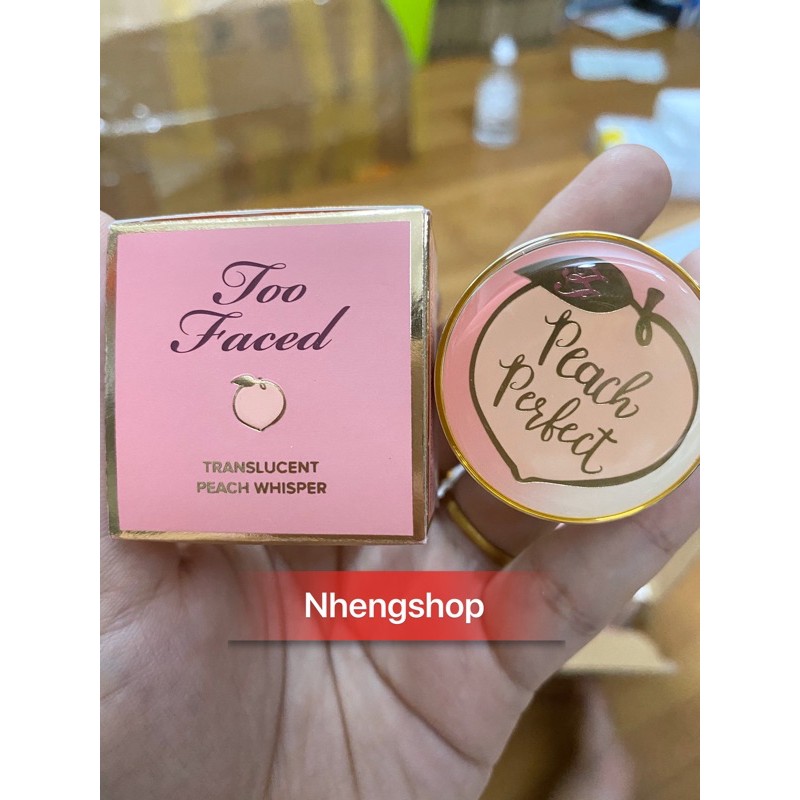 [2,8g] Phấn phủ Too Faced Peach perfect mattifying powder