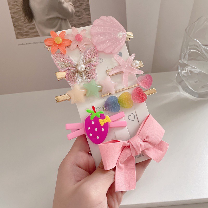 Mới Kẹp Tóc Thời Trang Mùa Hè Cho Bé Gái