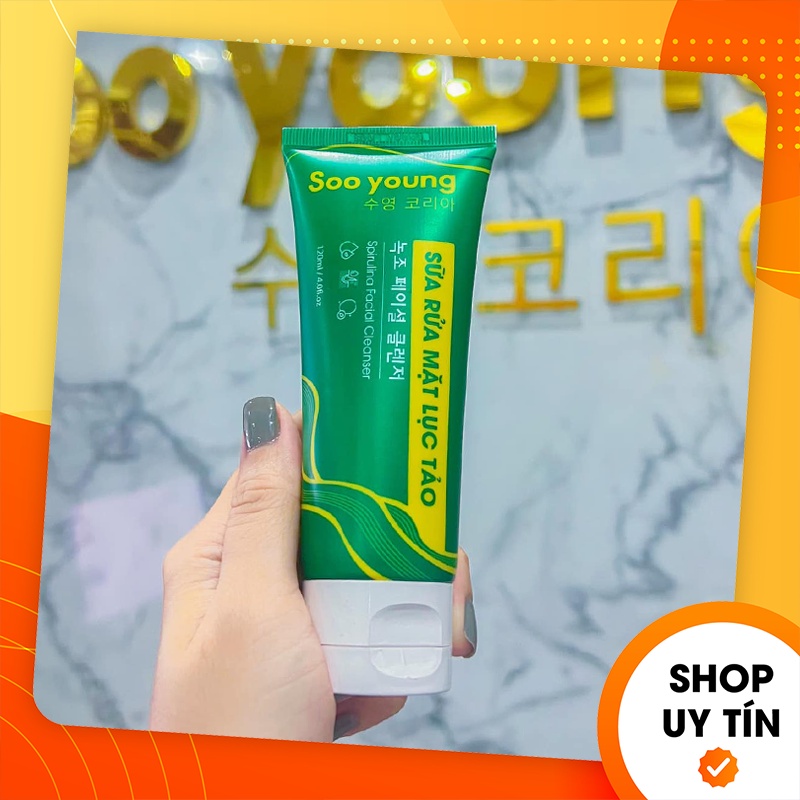 [Chính hãng] Sữa Rửa Mặt Lục Tảo Soo Young - 8938532152183