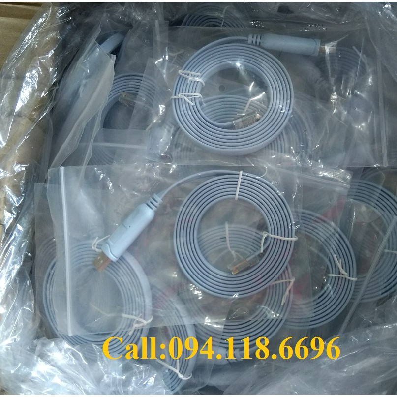 Cáp lập trình cisco - console USB to RJ45 Cable
