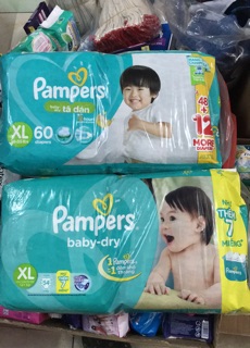 Tã dán Pamper Size XL trên 12kg