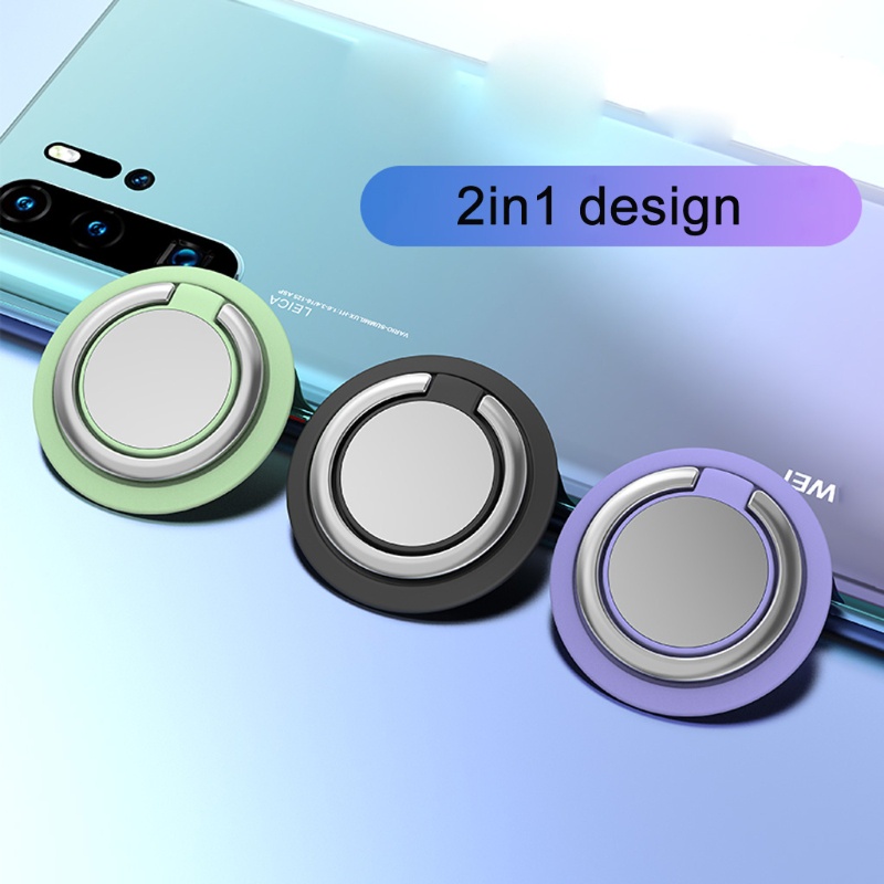 Bảng Điều Khiển QJ Mini 360° Nhẫn Nam Châm Đỡ Điện Thoại Tiện Lợi