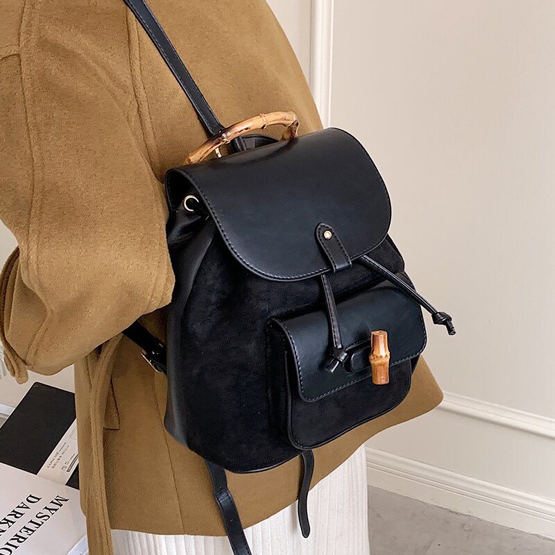 Ba lô du lịch JASMIN NOIR phong cách retro thời trang 2021 chất lượng cao