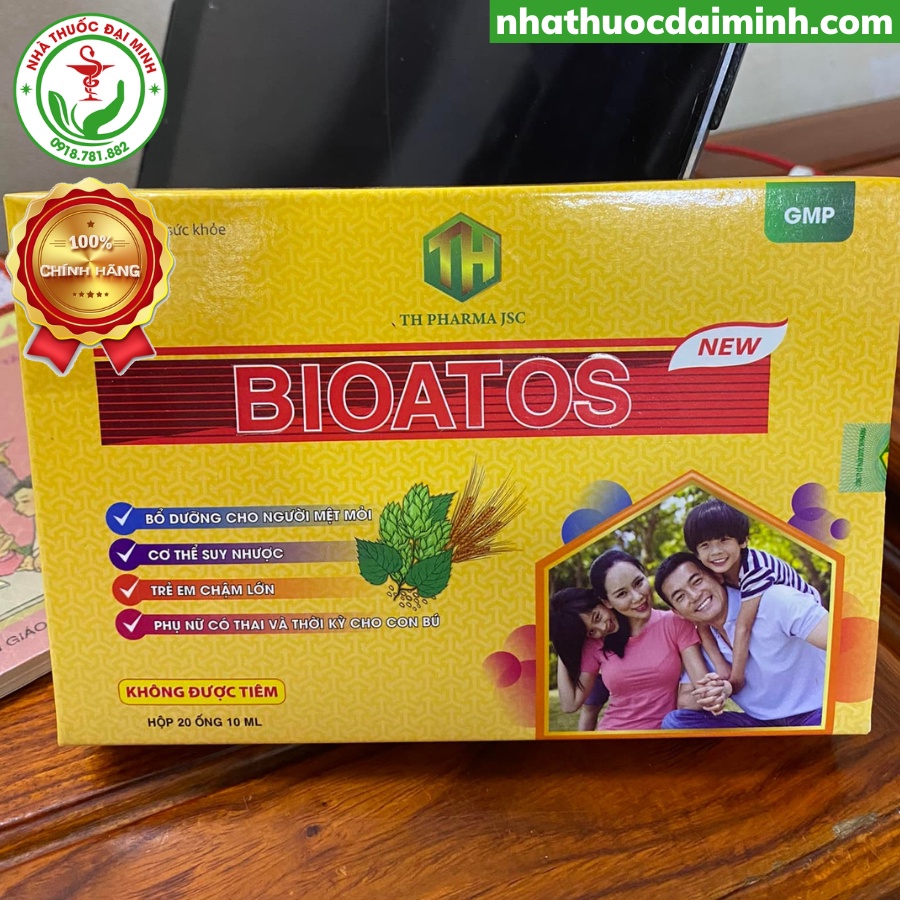 Bioatos Hộp 20 Ống - Hỗ Trợ Ăn Ngon, Tăng Cường Sức Khỏe