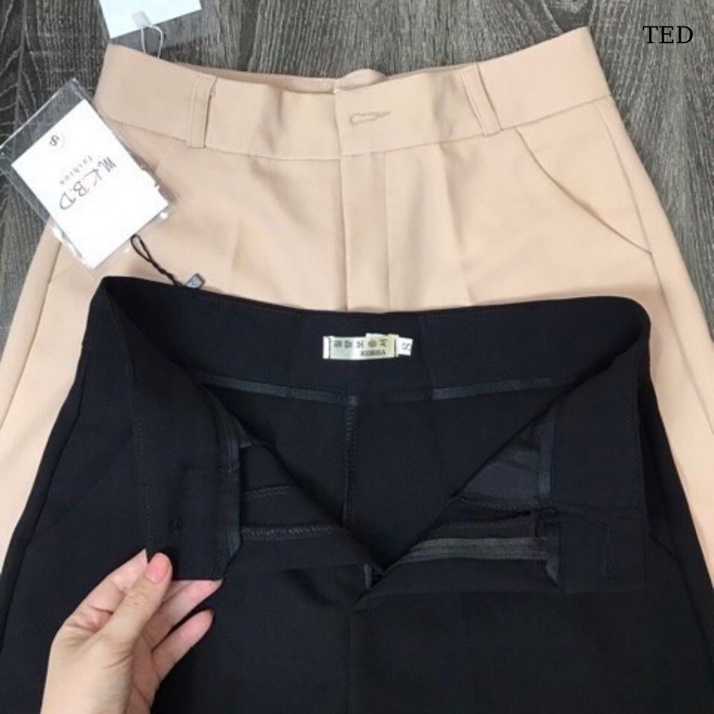 Quần ống rộng suông khoá trước TED03 HÀNG CAO CẤP