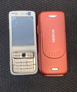Vỏ Phím sườn Xịn nokia N73 (Trắng,Đỏ)