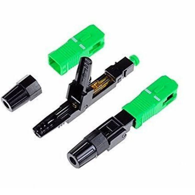 Bộ kết nối nhanh SC APC FTTH màu xanh lá cây