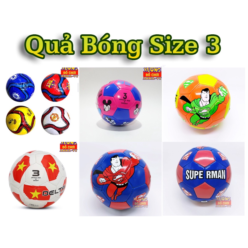Quả bóng đá cho trẻ em size số 2,Bóng da cỡ nhỏ cho bé.Trái banh mini cho trẻ em,bóng đá số 3