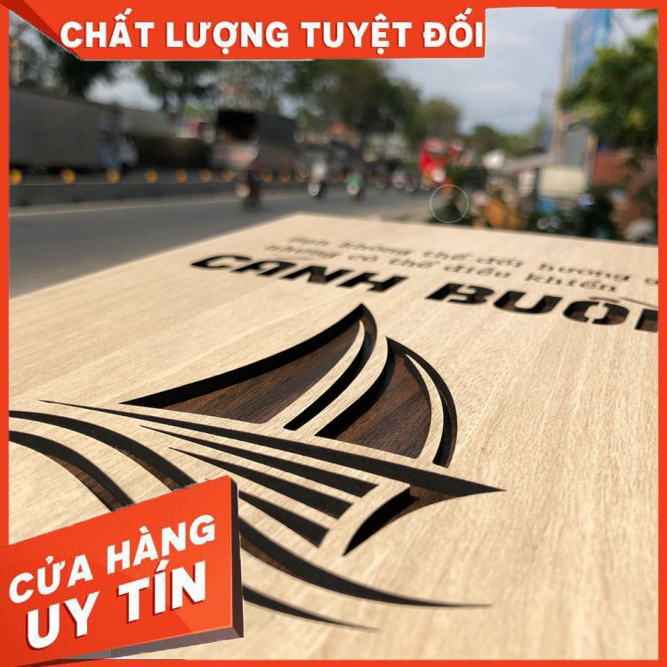 Mẫu tranh "bạn không thể điều khiển hướng gió nhưng có thể điều..." - Tranh tạo động lực treo tường trang trí văn phòng 