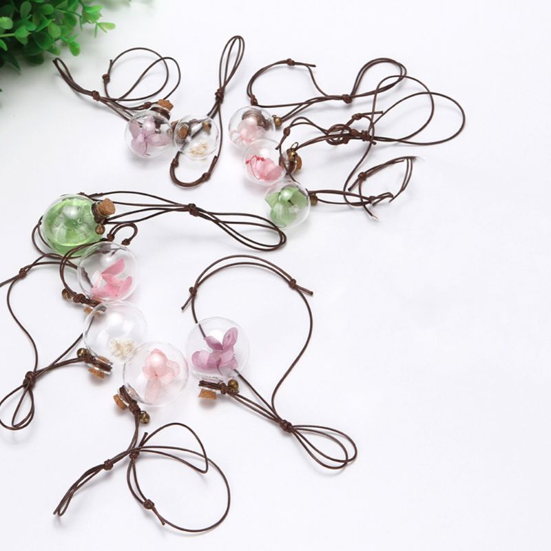 Lọ Thủy Tinh Rỗng Đựng Nước Hoa Treo Xe Hơi