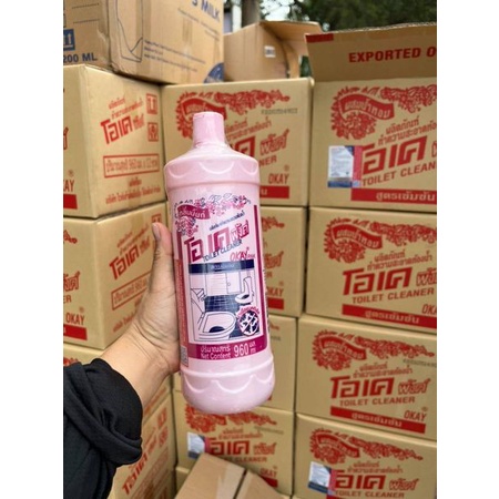 NƯỚC TẨY BỒN CẦU- NHÀ VỆ SINH OKAY THÁI LAN 960ml