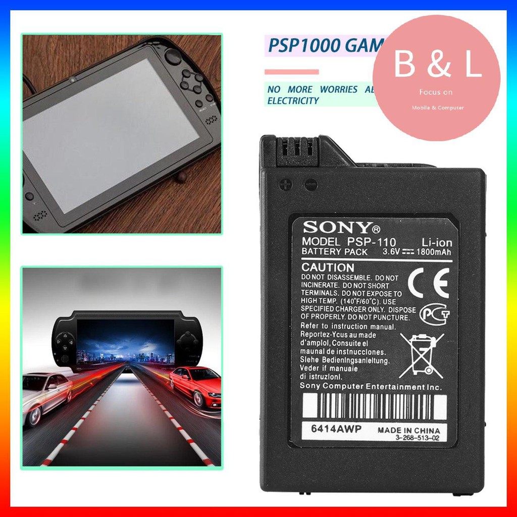 Pin Oem Psp 1001 Sony 1000 Psp-110 1800mah Chính Hãng