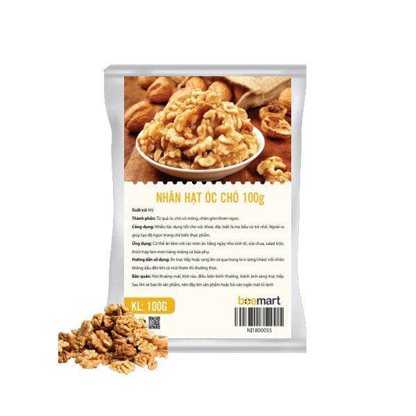 Nhân Hạt Óc chó gói 100gr